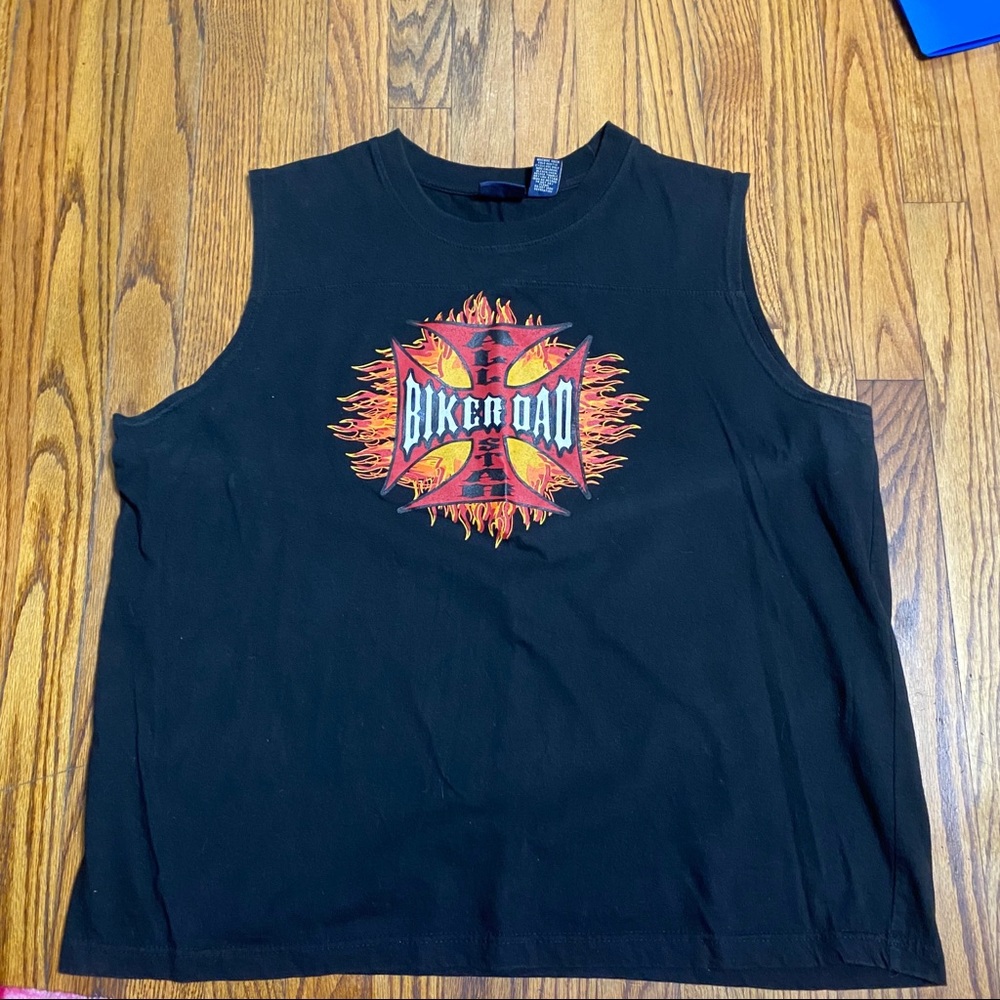 Harley Davidson biker dad tank top size xl